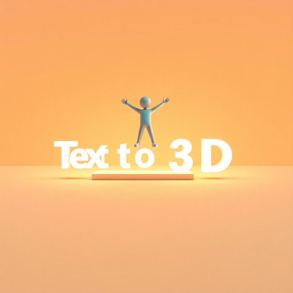 텍스트로 3D 피규어 만들기